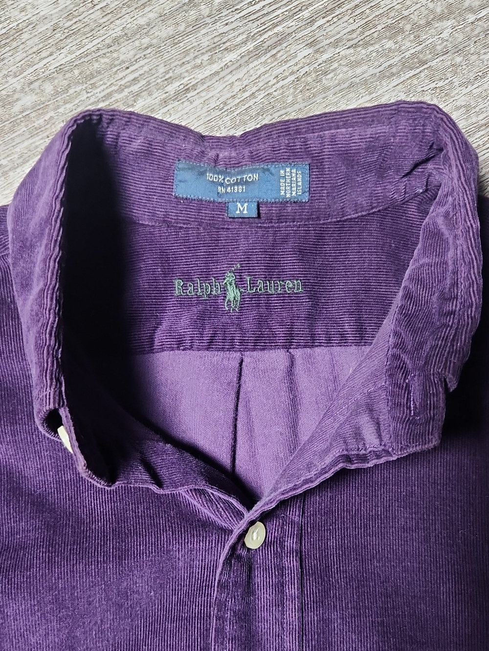 Vintage Ralph Lauren Polo Courdoroy Shirt - Picture 4 of 8